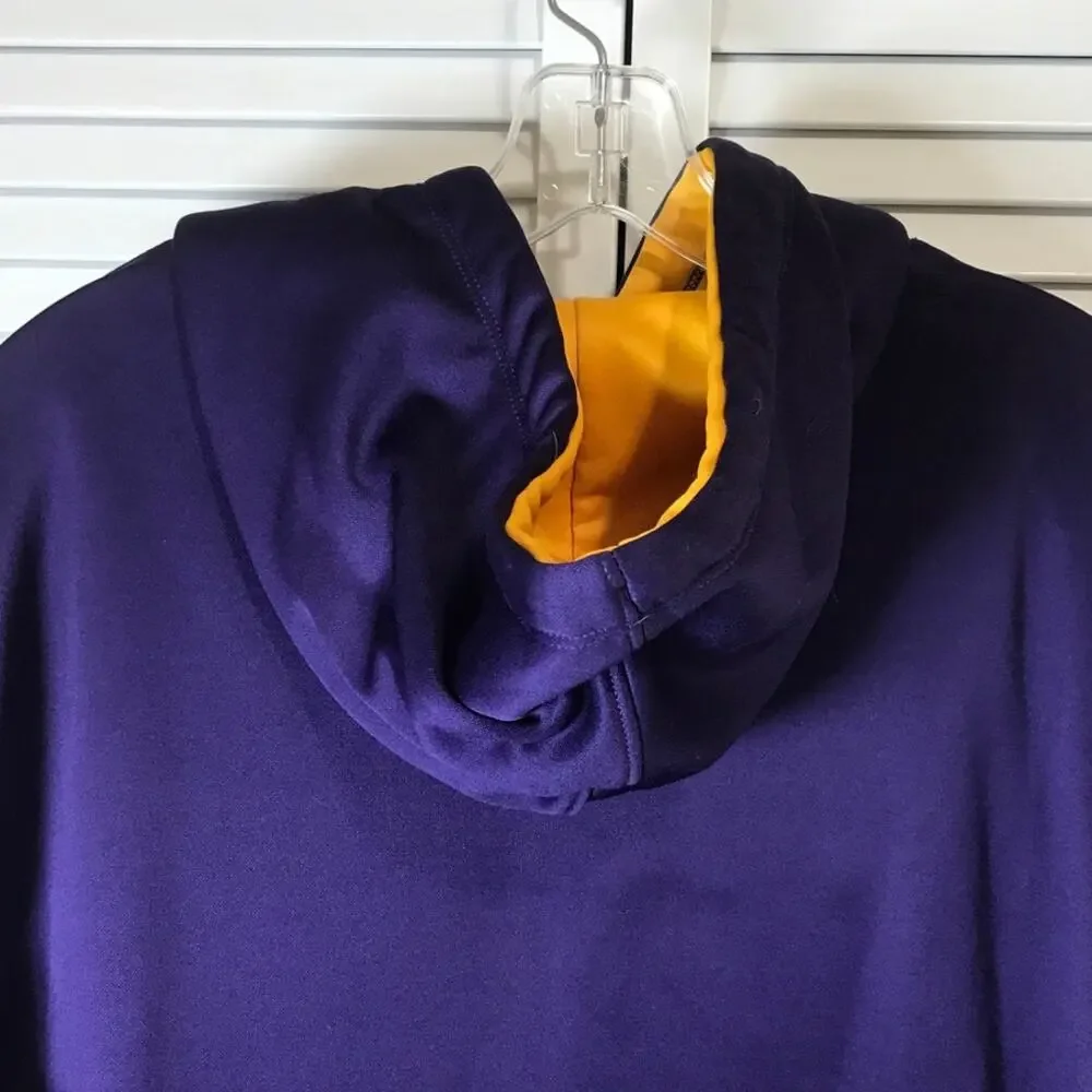 Majestic Section 101 LSU Tigers Men Hoodie Sweatshirt M 38/40